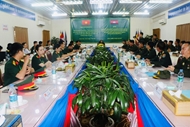 Vietnamese young officers visit Special Force Command of Royal Cambodian Army